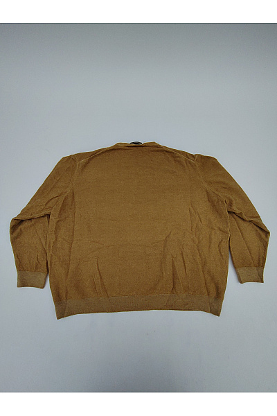 PIERRE CARDIN Dámský vlněný merino pulovr hnědý basic Vel. 5XL | PIERRE CARDIN | obrázek 8