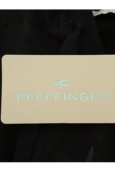 PFEFFINGER Černý dámský pulovr s kapucí a perličkami Velikost EU 42 | PFEFFINGER | obrázek 5
