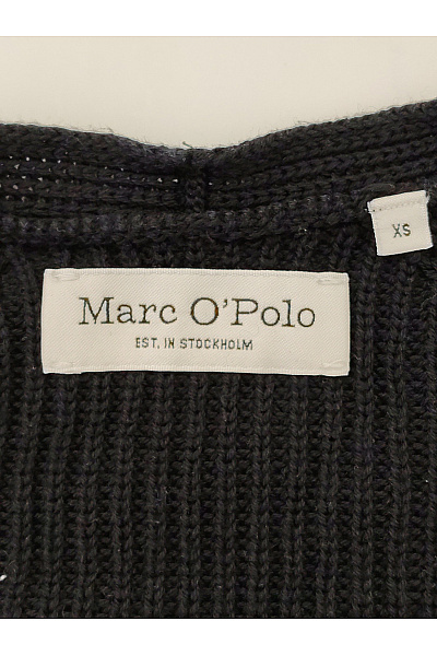Marc O´Polo Černý pletený bavlněný pulovr s výstřihem do V Vel. XS | Marc O´Polo | obrázek 6
