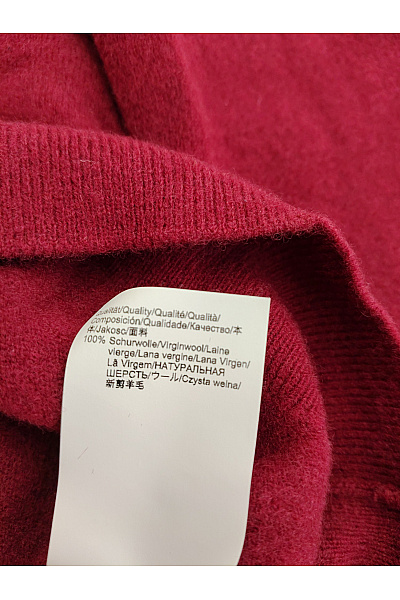 Hugo Boss Červený bavlněný pulovr se stojáčkem Velikost XL | Hugo Boss | obrázek 7