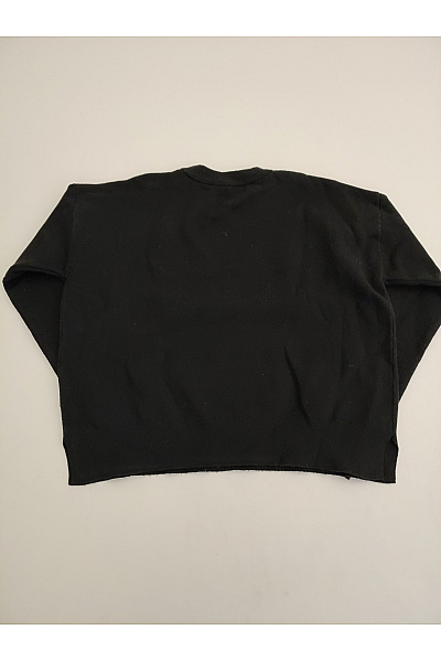 Donna Karan Černobílý pletený pulovr oversized Vel. US XS | Donna Karan | obrázek 4