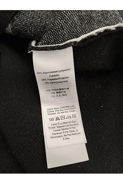 Donna Karan Černobílý pletený pulovr oversized Vel. US XS | Donna Karan | obrázek 5