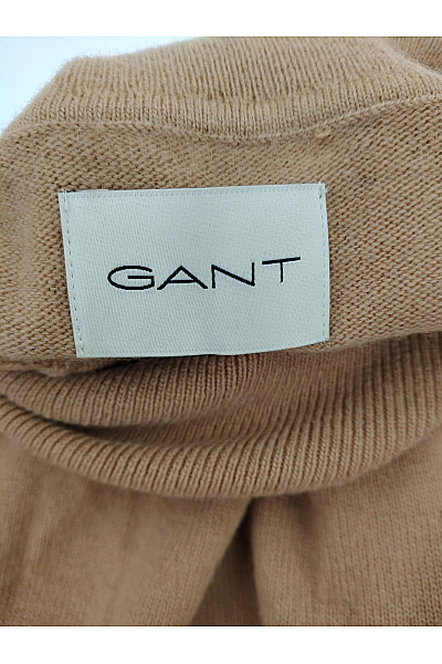 GANT Dámský vlněný rolák hnědý basic Velikost S | GANT | obrázek 7