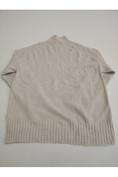 ONLY Béžový dámský oversized pulovr se stojáčkem Velikost M | ONLY | obrázek 5