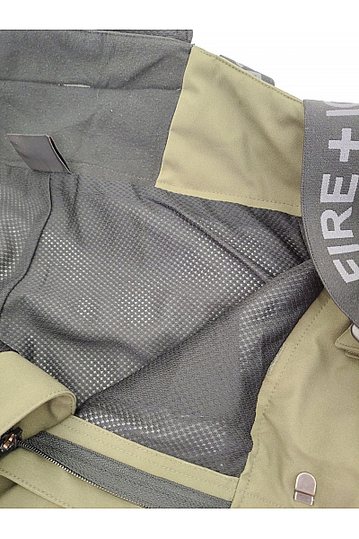 Fire and ice Khaki lyžařské kalhoty s kšandami a kapsami Vel. 48 | fire and ice | obrázek 6