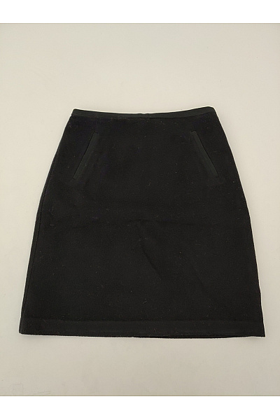 m.collection Černá vlněná mini sukně s kapsami Vel. S | m.collection | obrázek 2