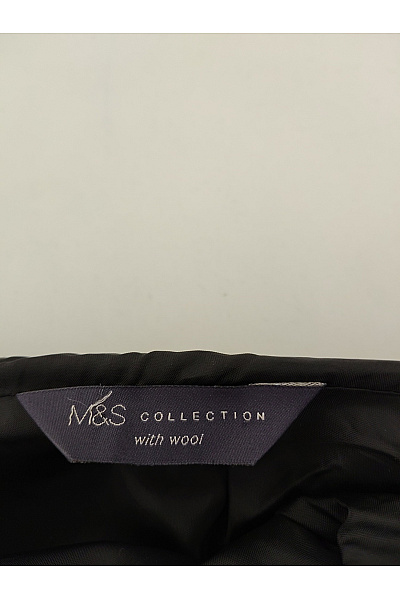 m.collection Černá vlněná mini sukně s kapsami Vel. S | m.collection | obrázek 6