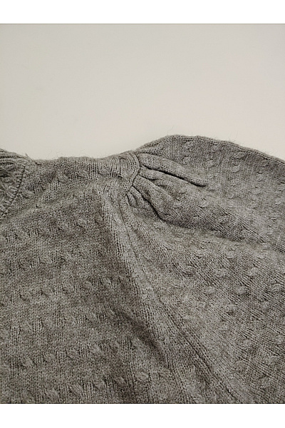 ONLY Šedé pletené svetrové šaty s dlouhým rukávem Velikost XL | ONLY | obrázek 4