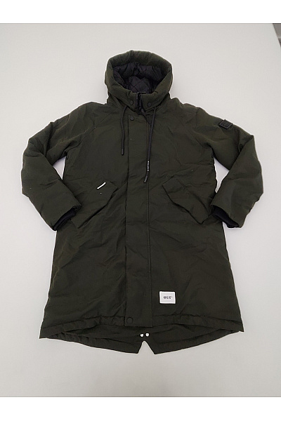 Khujo Pánská khaki parka s kapucí zimní zateplená Vel. S | Khujo | obrázek 2