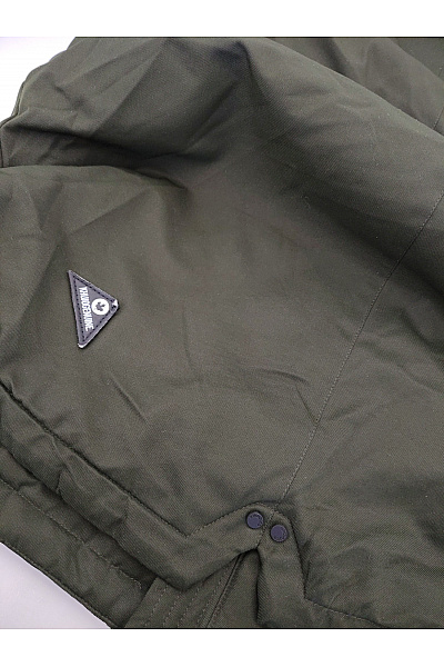 Khujo Pánská khaki parka s kapucí zimní zateplená Vel. S | Khujo | obrázek 7