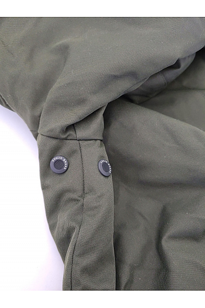 Khujo Pánská khaki parka s kapucí zimní zateplená Vel. S | Khujo | obrázek 8
