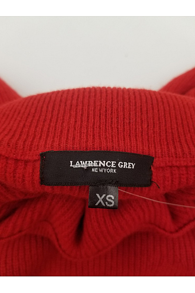 LAWRENCE GREY Červený kašmírový rolák pletený žebrovaný basic Vel. XS | LAWRENCE GREY | obrázek 6