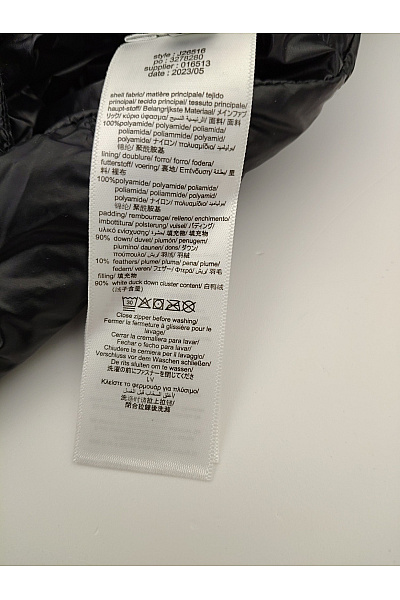 Hugo Boss Černá prošívaná puffer bunda s kapucí oboustranná Vel. 12-XS | Hugo Boss | obrázek 6