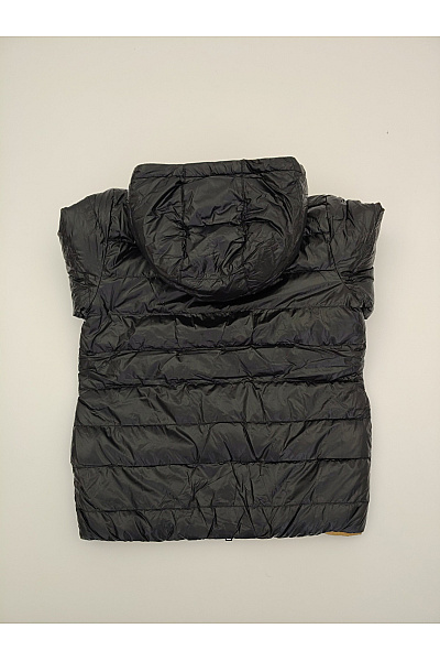 Hugo Boss Černá prošívaná puffer bunda s kapucí oboustranná Vel. 12-XS | Hugo Boss | obrázek 9