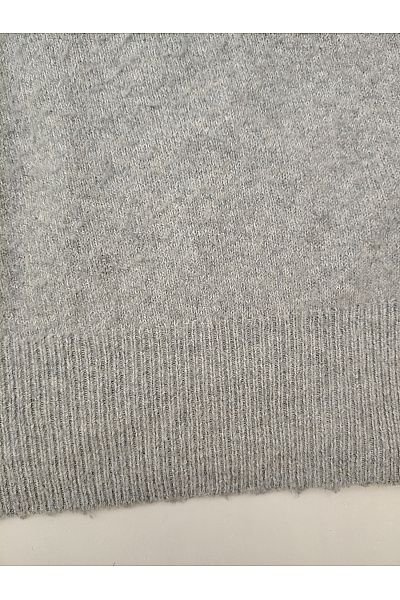 VERO MODA Šedý pletený dámský pulovr s kapucí Vel. EU S | VERO MODA | obrázek 3