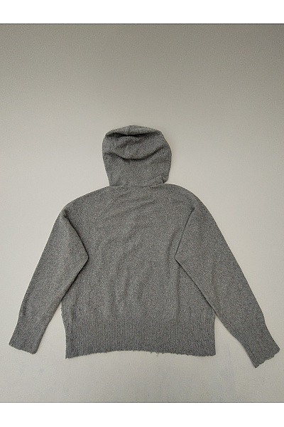 VERO MODA Šedý pletený dámský pulovr s kapucí Vel. EU S | VERO MODA | obrázek 7