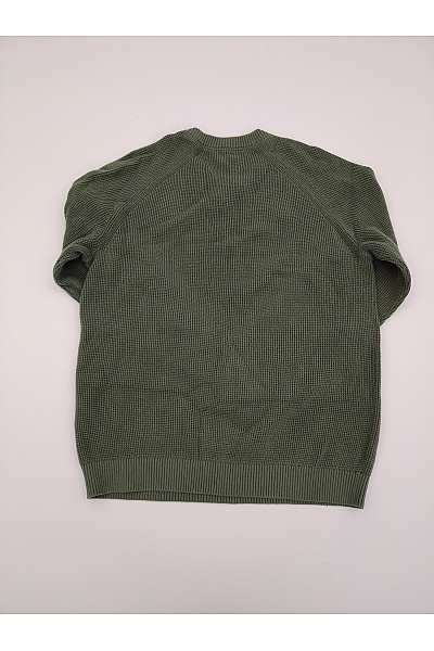 Calvin Klein Pánský khaki pletený pulovr přes hlavu Vel. L | Calvin Klein | obrázek 8