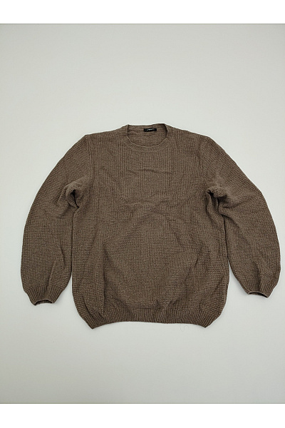 LAWRENCE GREY Hnědý Kašmírový Pulovr Pletený Oversized Velikost XL
