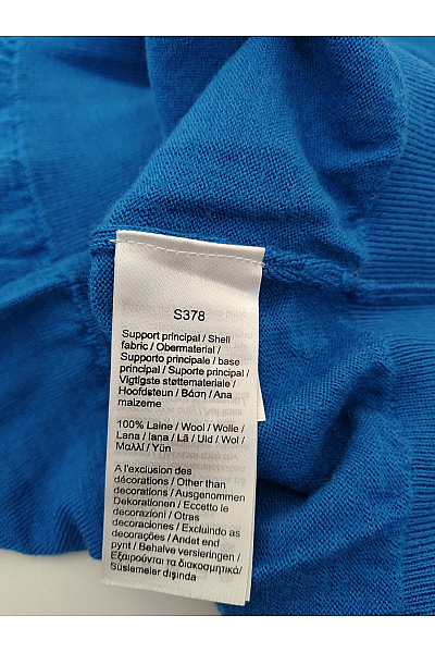 LACOSTE Modrý vlněný pulovr basic Velikost L | LACOSTE | obrázek 7