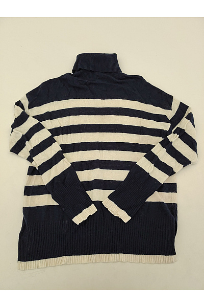 LAWRENCE GREY Dámský pruhovaný rolák pletený oversized Vel. S | LAWRENCE GREY | obrázek 5