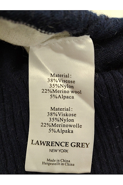 LAWRENCE GREY Dámský pruhovaný rolák pletený oversized Vel. S | LAWRENCE GREY | obrázek 8