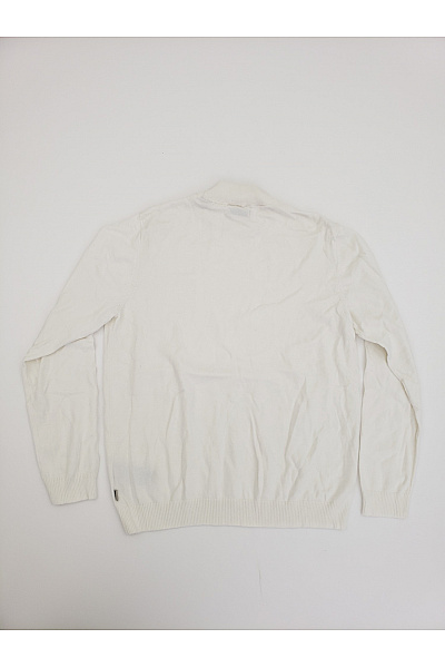 JACK & JONES Bílý bavlněný pánský pulovr se stojáčkem basic Vel. L | JACK & JONES | obrázek 8