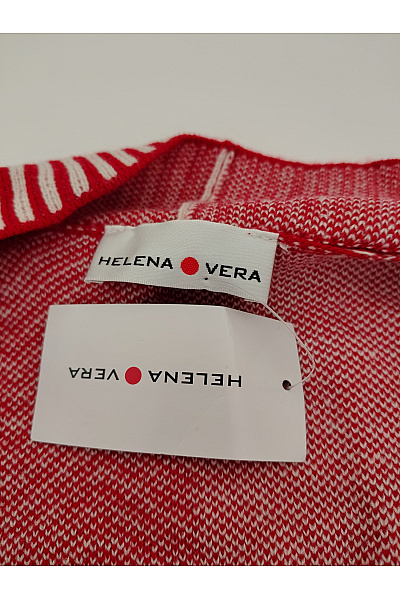 HELENA VERA Dámský barevný pletený kardigan s vzorem Vel. DE 40 | HELENA VERA | obrázek 5