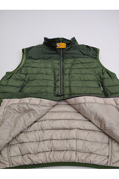 Parajumpers Pánská prošívaná zateplená vesta Khaki Vel. XL | Parajumpers | obrázek 4