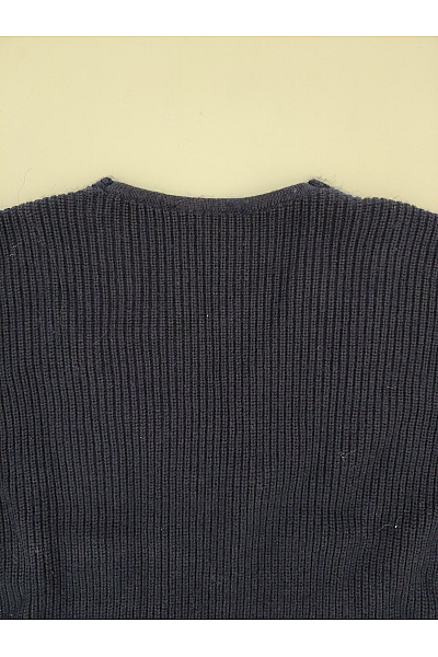 Esprit Modrý bavlněný pulovr do véčka žebrovaný Vel. US XS | Esprit | obrázek 7