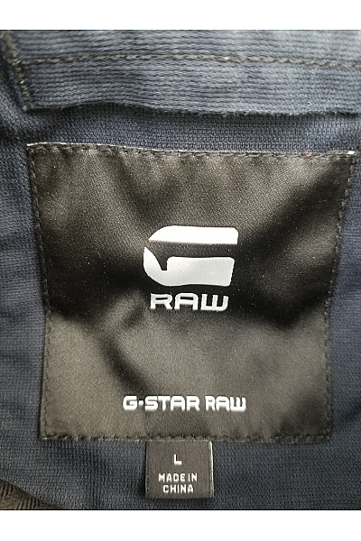 G-Star Modrá bavlněná košilová bunda krátká přechodová Velikost L | G-Star | obrázek 8