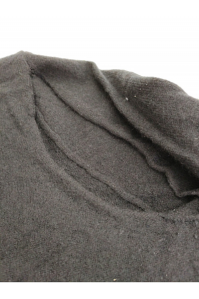 LAWRENCE GREY Dámský černý kašmírový rolák oversized Vel. EU 40 | LAWRENCE GREY | obrázek 3