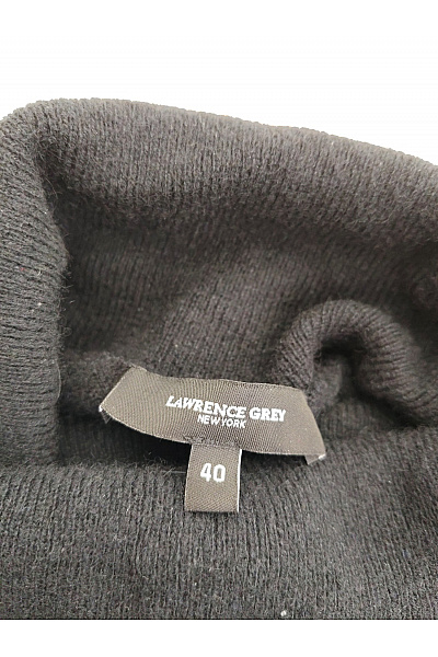 LAWRENCE GREY Dámský černý kašmírový rolák oversized Vel. EU 40 | LAWRENCE GREY | obrázek 5