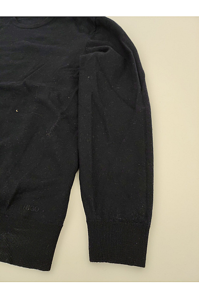 Hugo Boss Černý vlněný pulovr basic Vel. XXL | Hugo Boss | obrázek 2