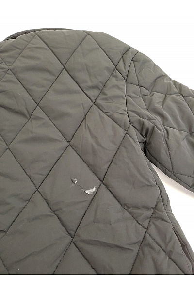 Dámská prošívaná dlouhá bunda s kapucí khaki Velikost EU 36 | Unimoda | obrázek 3