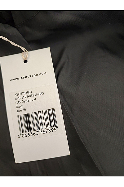 Dámská prošívaná dlouhá bunda s kapucí khaki Velikost EU 36 | Unimoda | obrázek 5