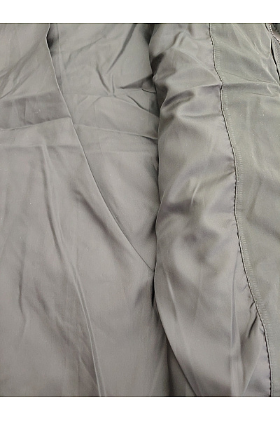 Dámská prošívaná dlouhá bunda s kapucí khaki Velikost EU 36 | Unimoda | obrázek 6