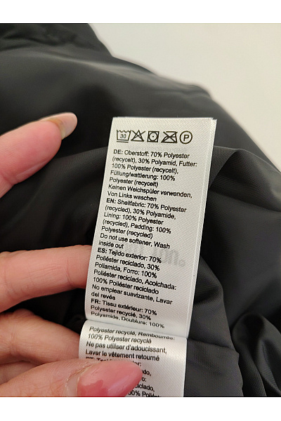Dámská prošívaná dlouhá bunda s kapucí khaki Velikost EU 36 | Unimoda | obrázek 8