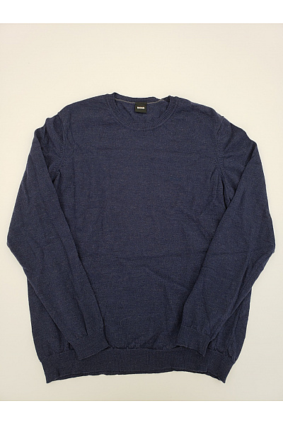 Hugo Boss Pánský vlněný pulovr basic modrý Velikost XL | Hugo Boss | obrázek 2