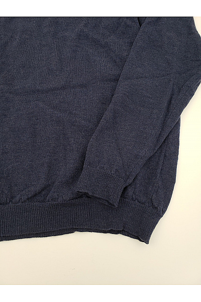 Hugo Boss Pánský vlněný pulovr basic modrý Velikost XL | Hugo Boss | obrázek 5