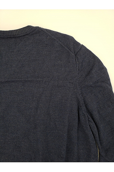 Hugo Boss Pánský vlněný pulovr basic modrý Velikost XL | Hugo Boss | obrázek 11