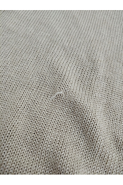 Marc O´Polo Béžový lněný pulovr basic Vel. XXL | Marc O´Polo | obrázek 3