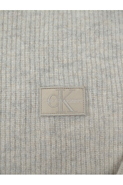 Calvin Klein Béžový vlněný žebrovaný rolák Velikost M | Calvin Klein | obrázek 4