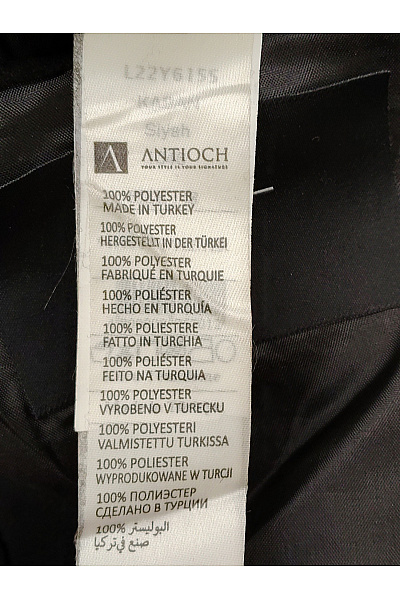 ANTIOCH Černý dvouřadý námořnický kabát elegantní podzimní Velikost EU 48 | ANTIOCH | obrázek 9
