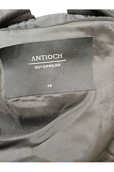 ANTIOCH Černý dvouřadý námořnický kabát elegantní podzimní Velikost EU 48 | ANTIOCH | obrázek 10
