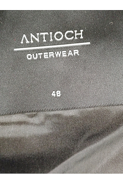 ANTIOCH Černý dvouřadý námořnický kabát elegantní podzimní Velikost EU 48 | ANTIOCH | obrázek 11
