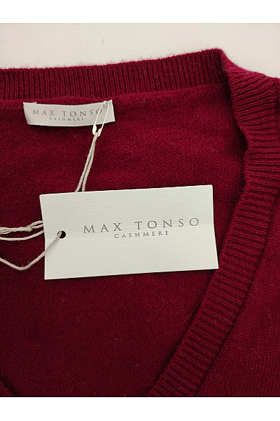 Mason´s Pánský vlněný pulovr do véčka červený Vel. XXL | Mason´s | obrázek 5