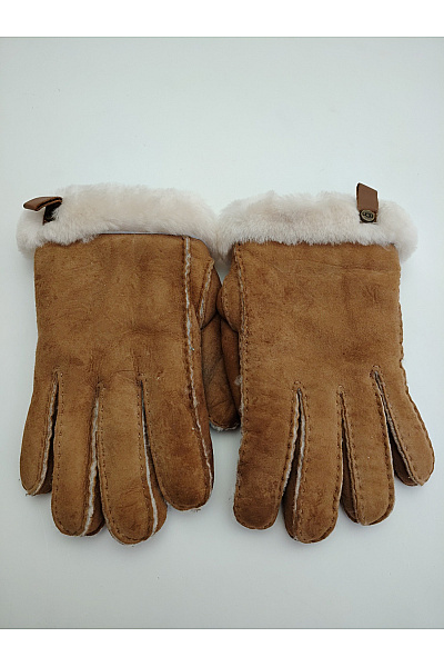 UGG Hnědé měkké outdoorové rukavice Velikost M/M | UGG | obrázek 2