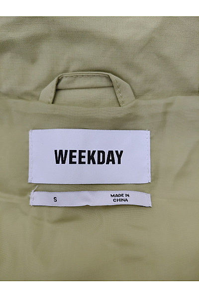Weekday Dámská khaki prošívaná vesta se zapínáním Velikost S | Weekday | obrázek 6