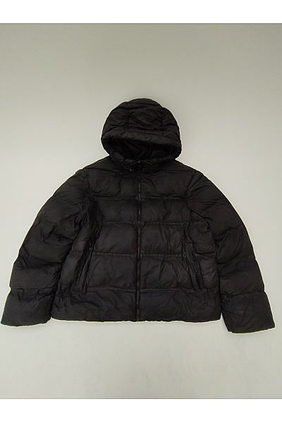 Ralph Lauren Černá Pánská Prošívaná Zimní Bunda S Kapucí Puffer Vel. L