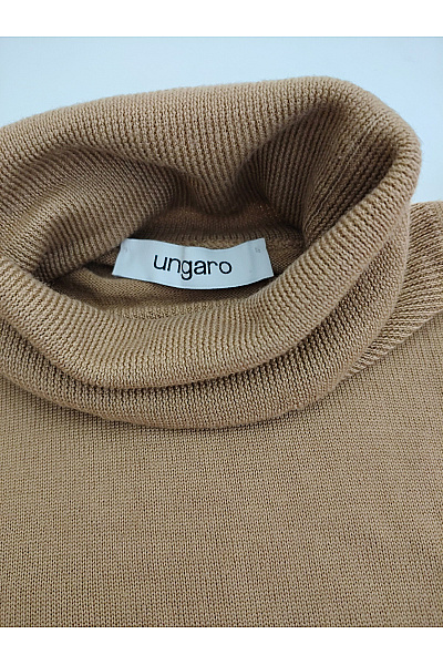 ungaro Pánský hnědý vlněný rolák merino basic Velikost M | ungaro | obrázek 3